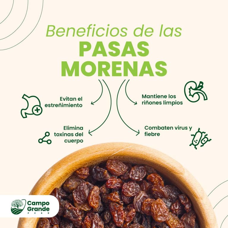 Beneficios de las pasas morenas