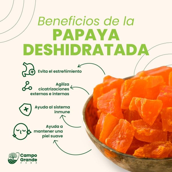 Papaya deshidratada - Imagen 2