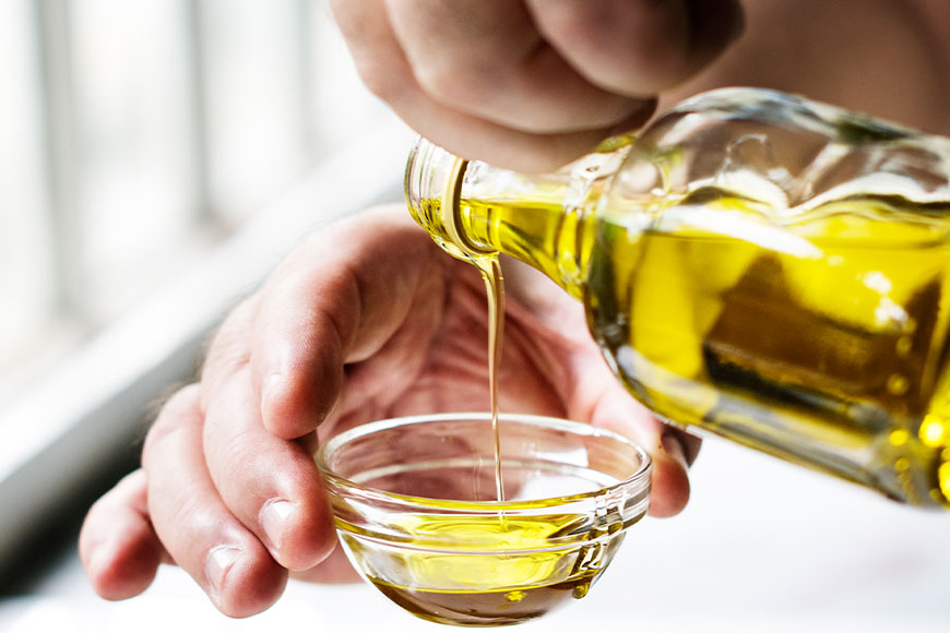 aceite de oliva para el estrenimiento muesstra