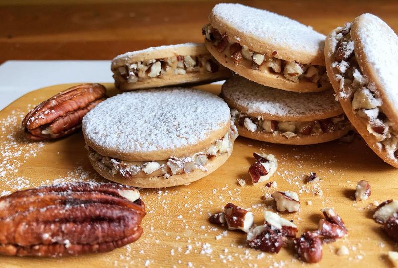 alfajores de pecanas ejemplo