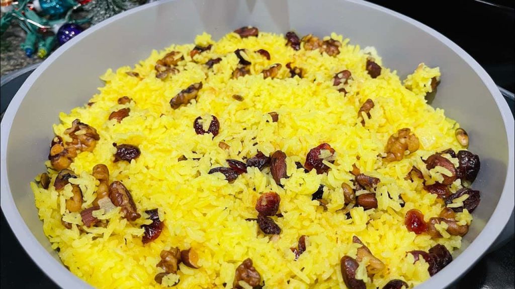 arroz amarillo con pasas 3