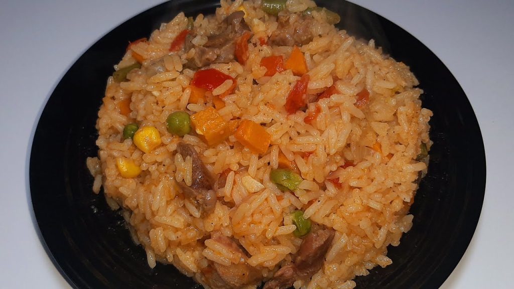 arroz con mollejas y pasas 1