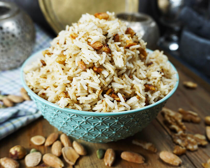 arroz con pecanas y pasas campo grande peru