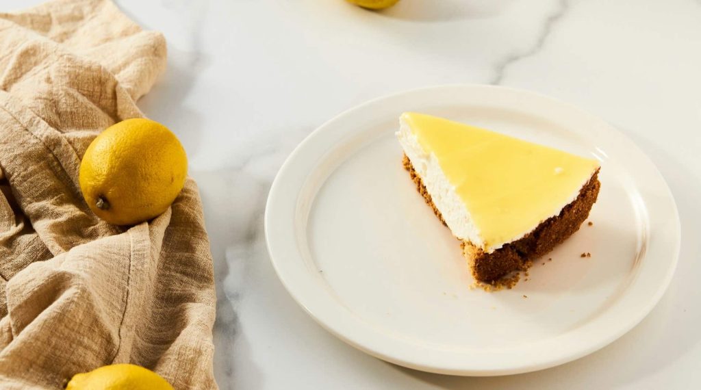 cheesecake de mandarina y almendra sin horno peru