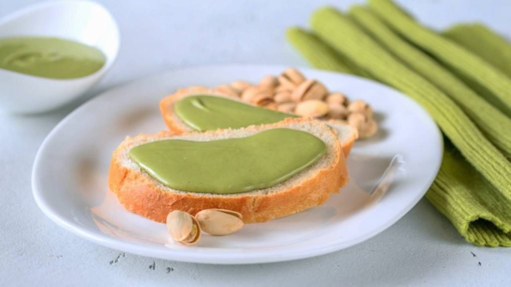 crema de pistacho muestra