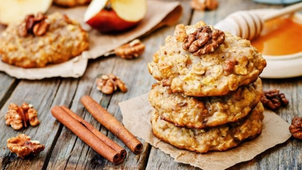galletas de avena con canela