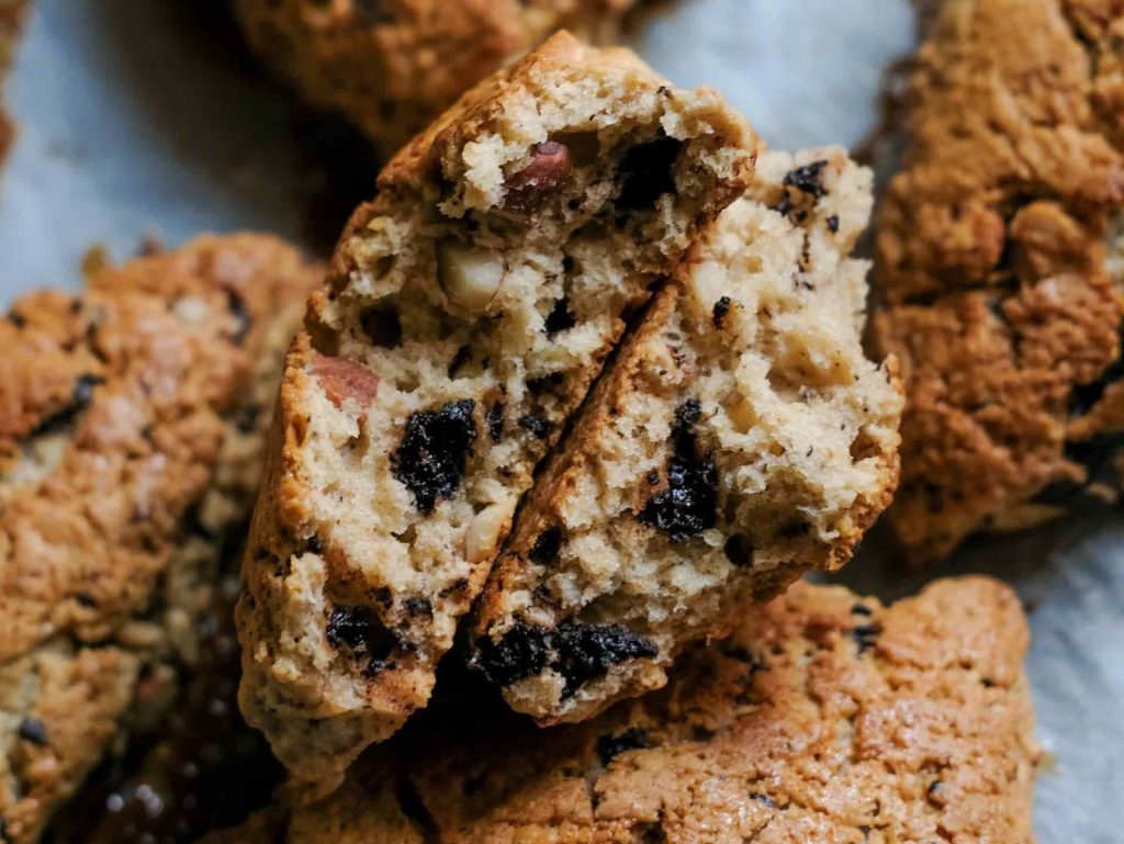 galletas de avena con pasas y nueces campo grande
