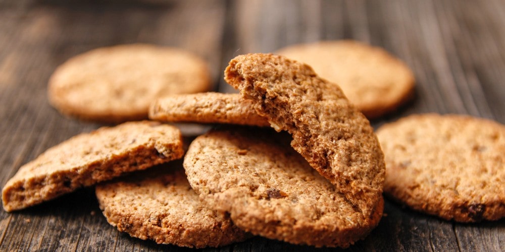 galletas de avena y jengibre ejemplo