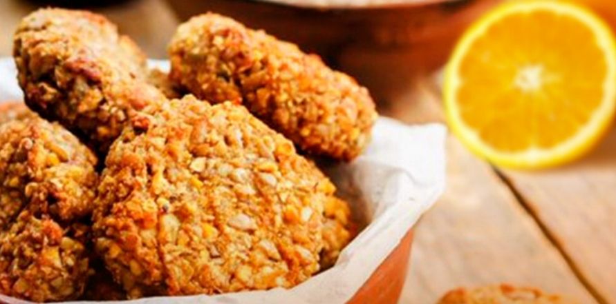 galletas integrales de avena y naranja ejemplo
