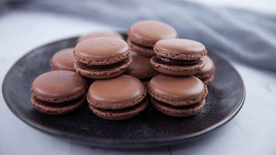 macarons de chocolate