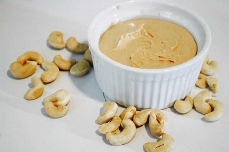 mantequilla de cashew muestra