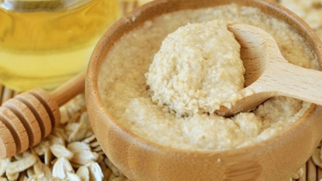 mascarillas de avena receta