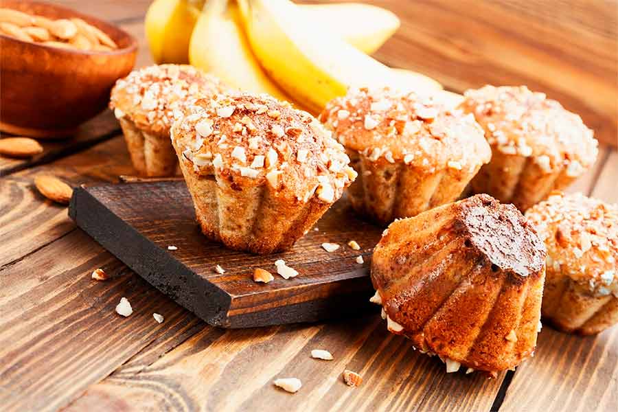 muffins de avena y platano 1