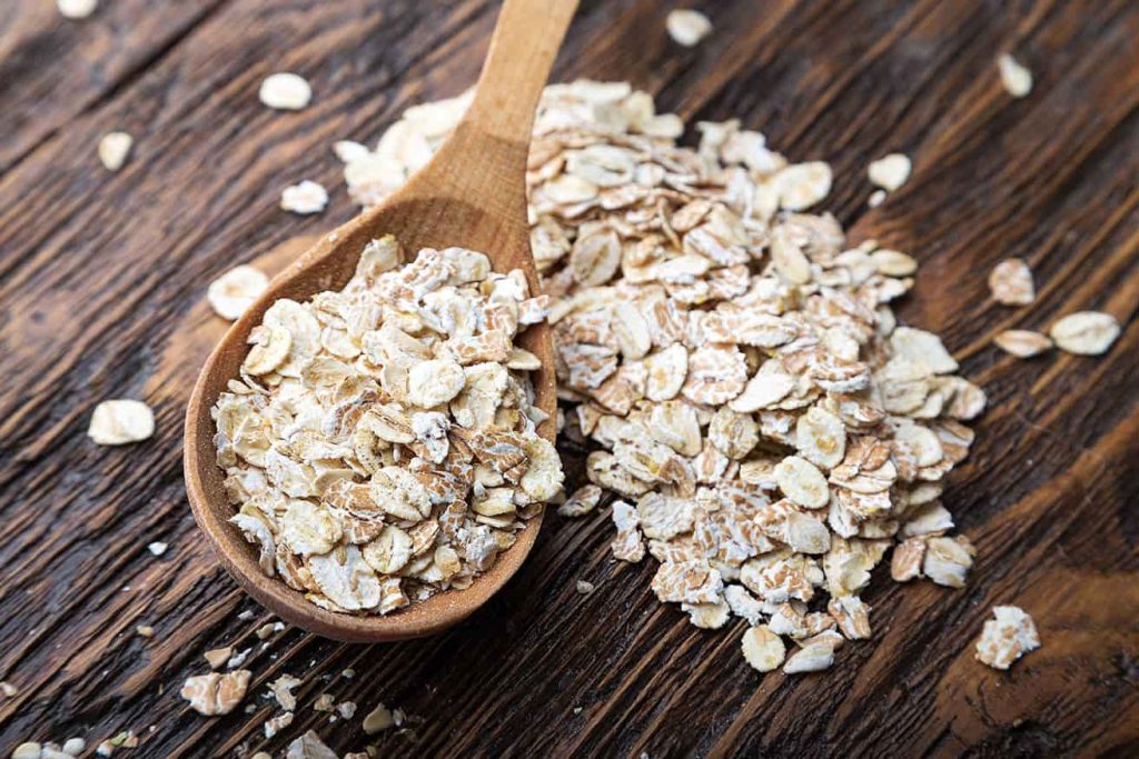 pancakes de avena con arandanos