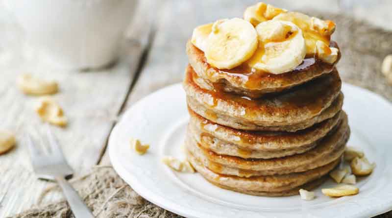 panqueques de avena y platano receta