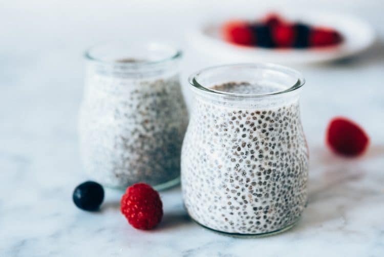 porridge de avena con chia y arandanos 1