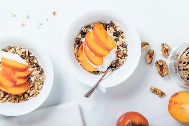postres con avena y frutas