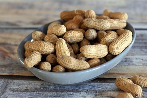 propiedes del mani con cascara ejemplo