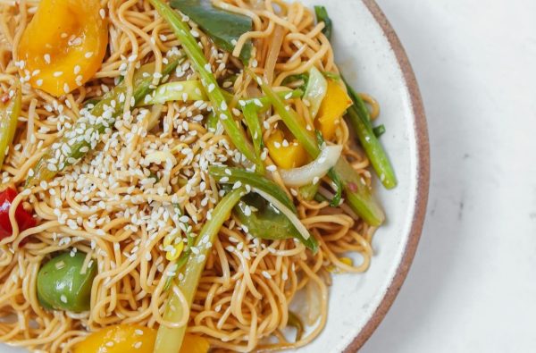 salteado de verduras con avena y vinagreta 2