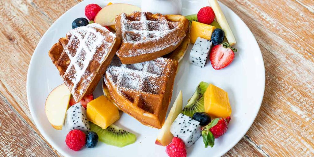 waffles de avena ejemplo