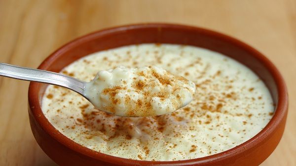 arroz con leche y coco