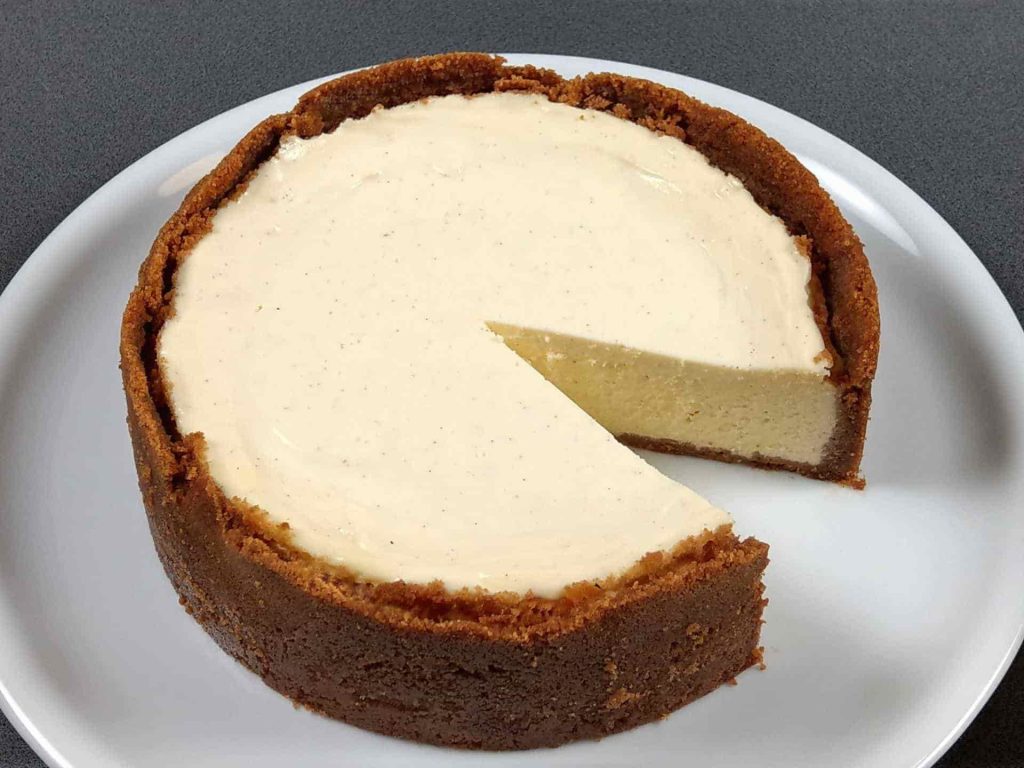 cheesecake con gelatina de fresa 3