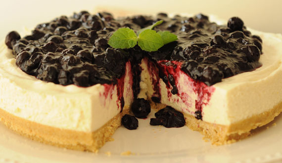 cheesecake de arandano