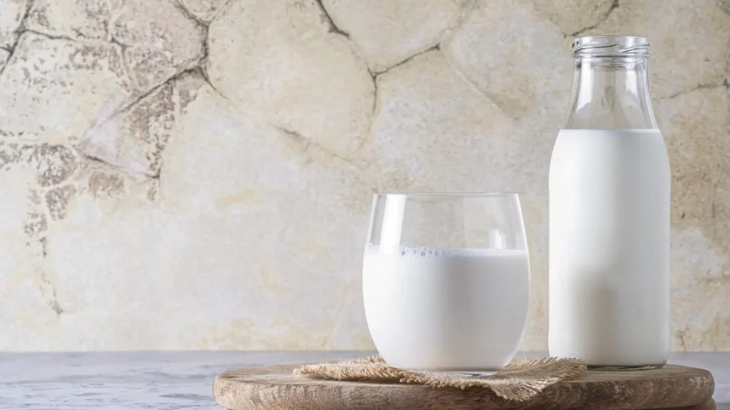coctel de fresa con leche