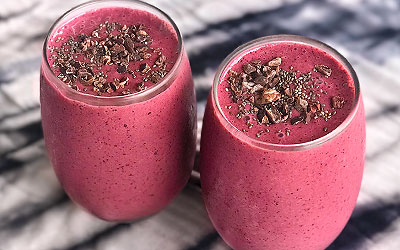 comidas con sacha inchi batido