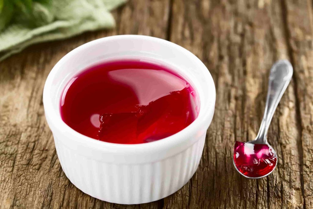 cuantas calorias tiene la gelatina de fresa