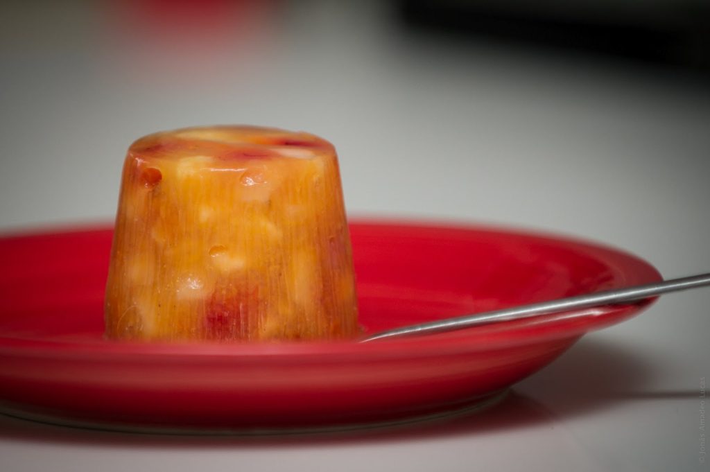 gel de naranja con agar agar