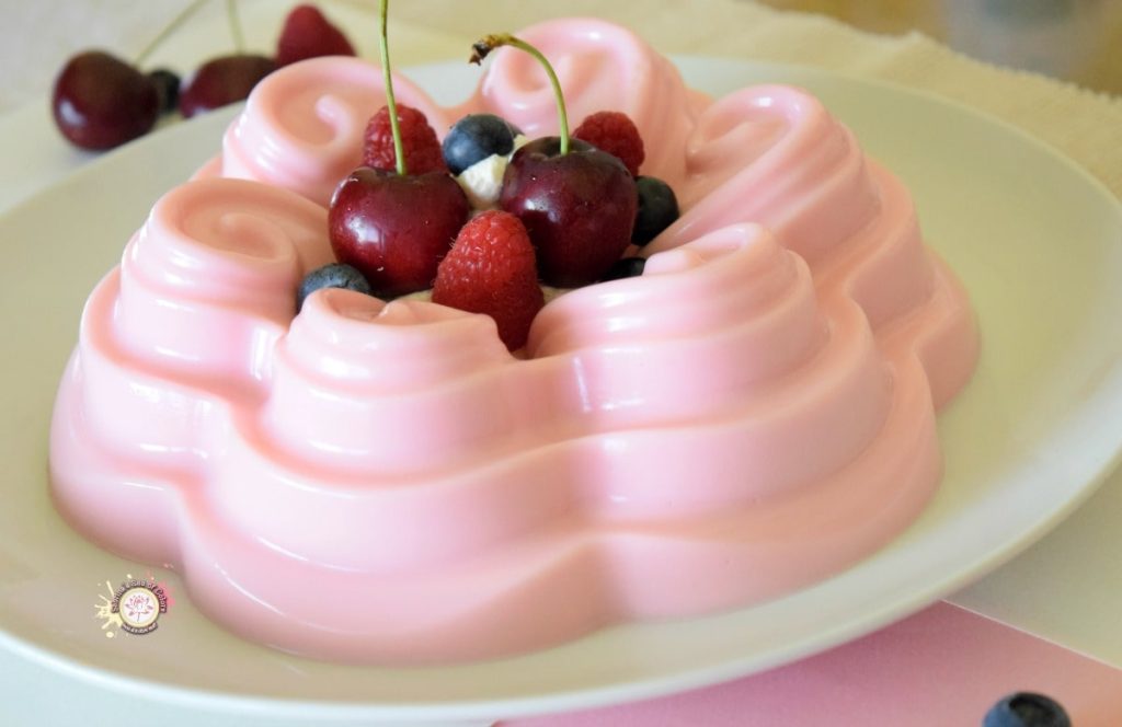 gelatina de fresa con leche 3