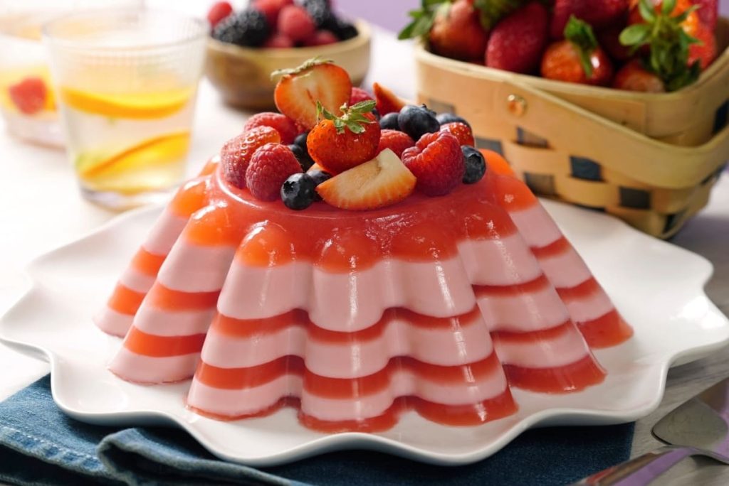 gelatina de fresa y yogur 2