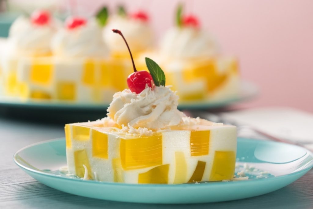 gelatina de piña con crema campo grande peru lima y provincias