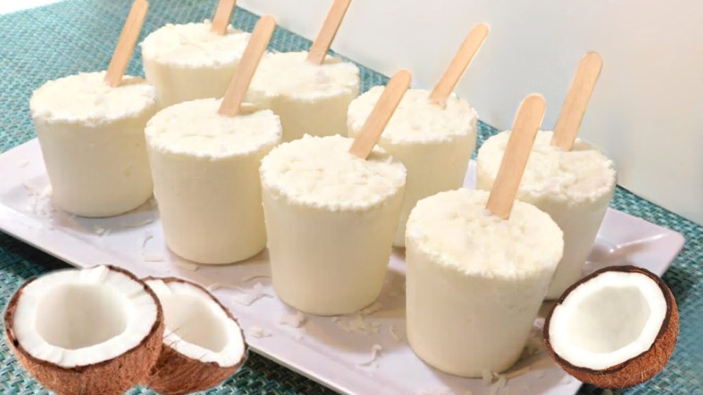 helado de coco