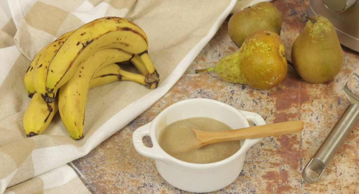 papilla de platano con pera y naranja campo grande peru lima y provincias