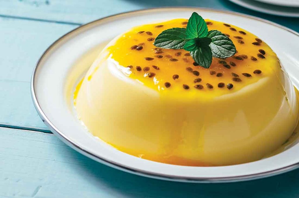 postre de maracuyá con gelatina de piña campo grande peru lima y provincias