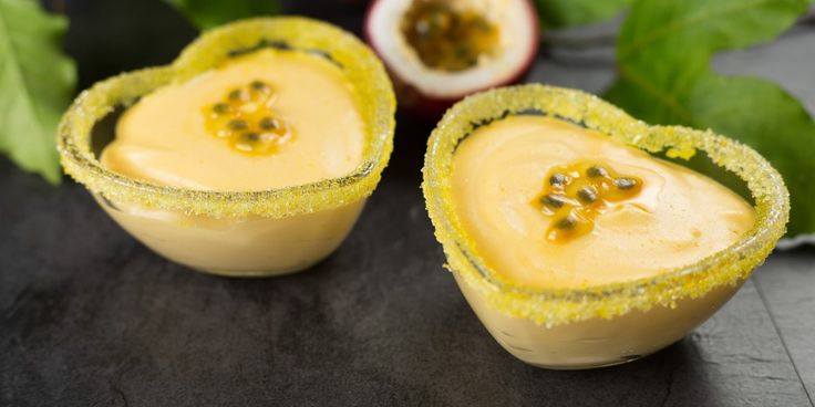 postre de gelatina de pina con maracuya ejemplo