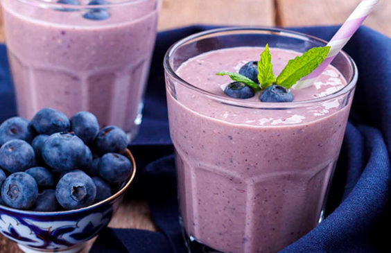 smoothie de arandanos 3