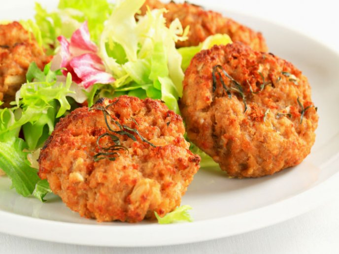 tortitas de avena y verdura