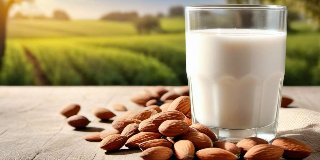 budin con leche almendras