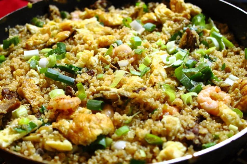 chaufa de quinua receta