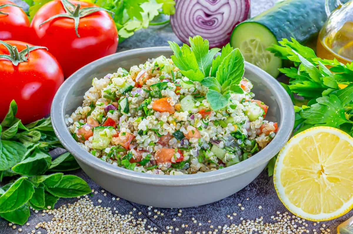 ensalada de quinua peruana campo grande peru lima y provincia