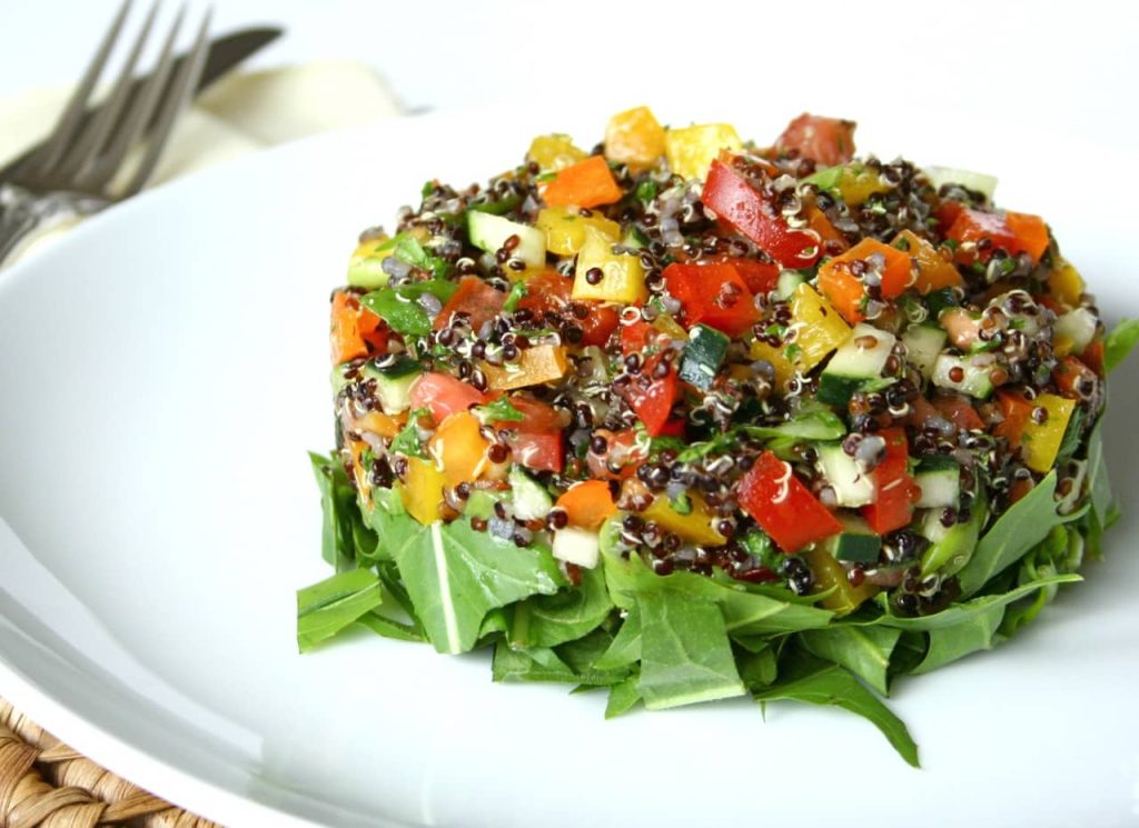 ensalada quinua vegana