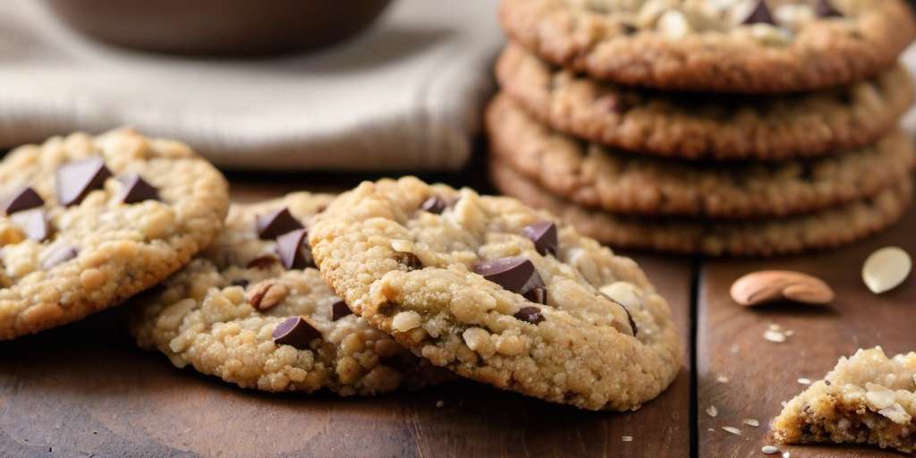 galletas de quinua con chispas de chocolate