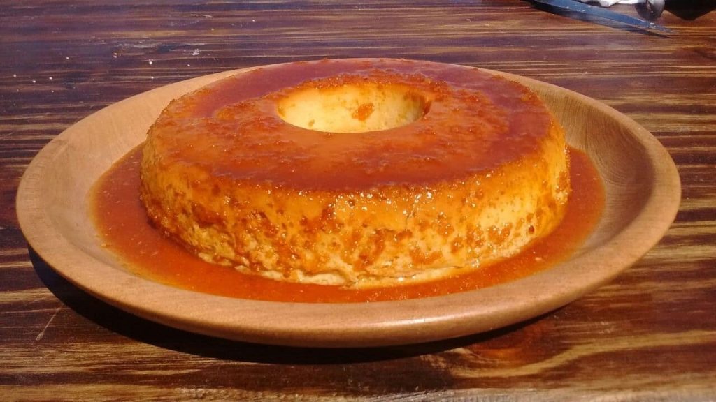 postre flan de quinua