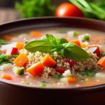 sopa de quinua receta campo grande peru lima y provincias