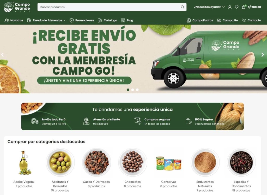 Home de Campo Grande Perú