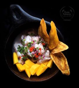 ceviche con mango