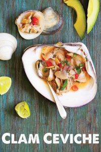 ceviche de almejas